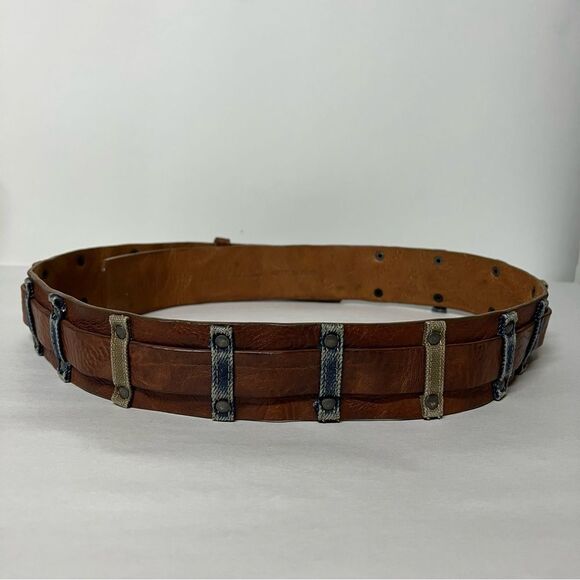 Hugo Boss Brown Leather Belt Made in Italy main image 9